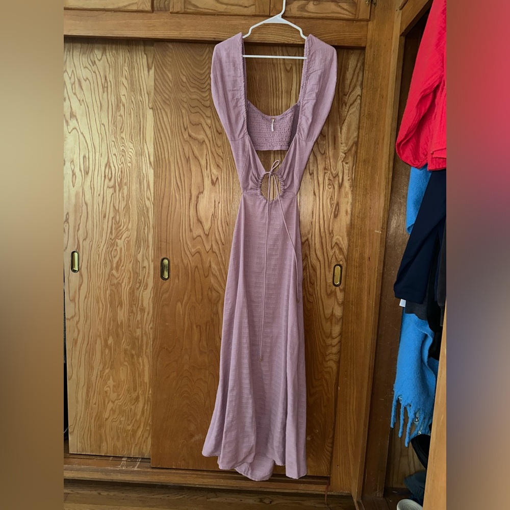 Size medium long, purple, free people dress